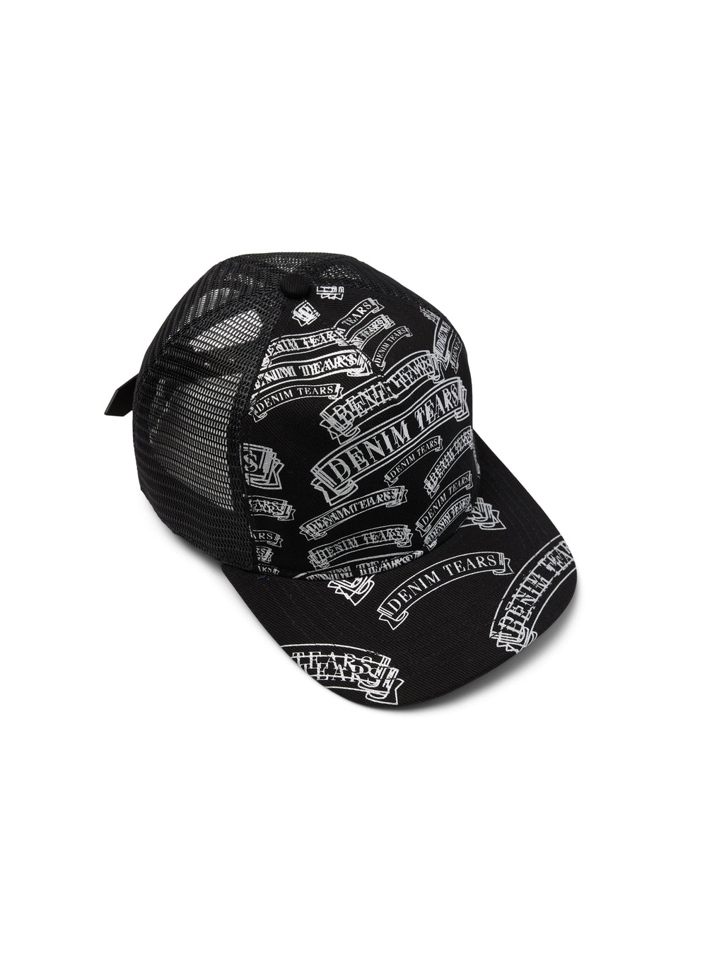 DT Stamp Pattern Trucker Hat Black
