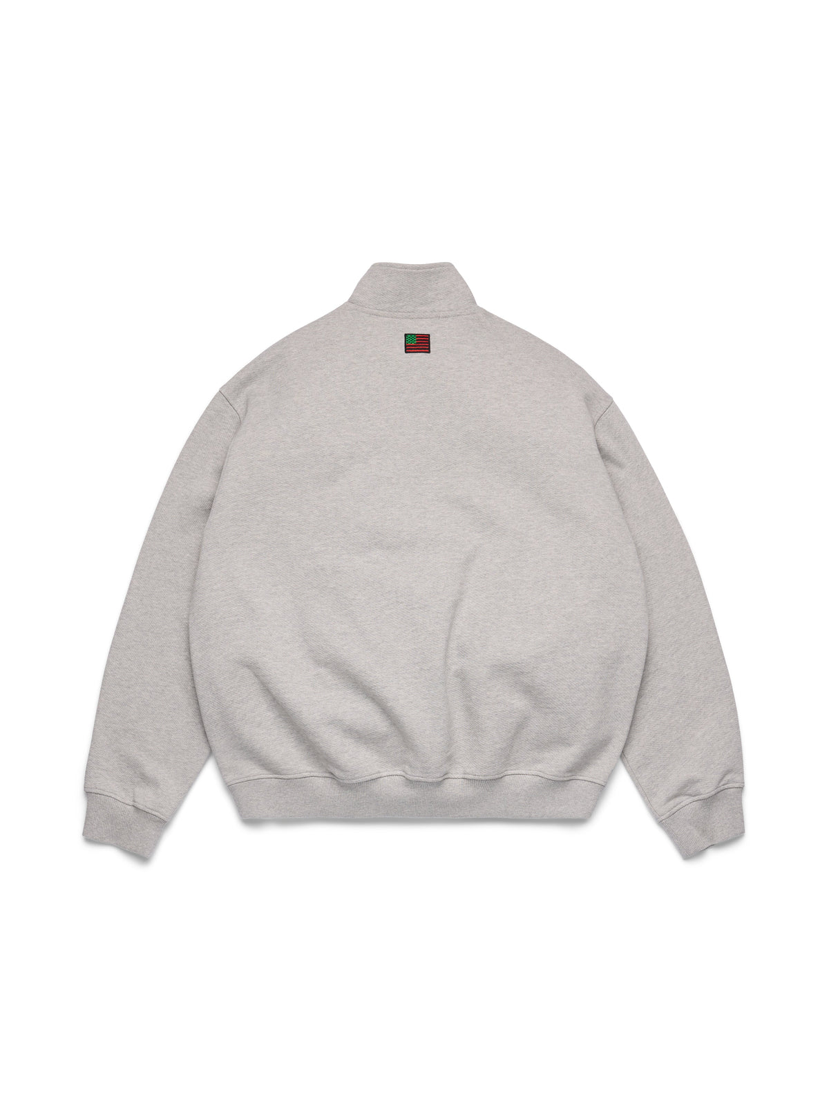 André Leon Talley Quarter-Zip Sweatshirt Grey
