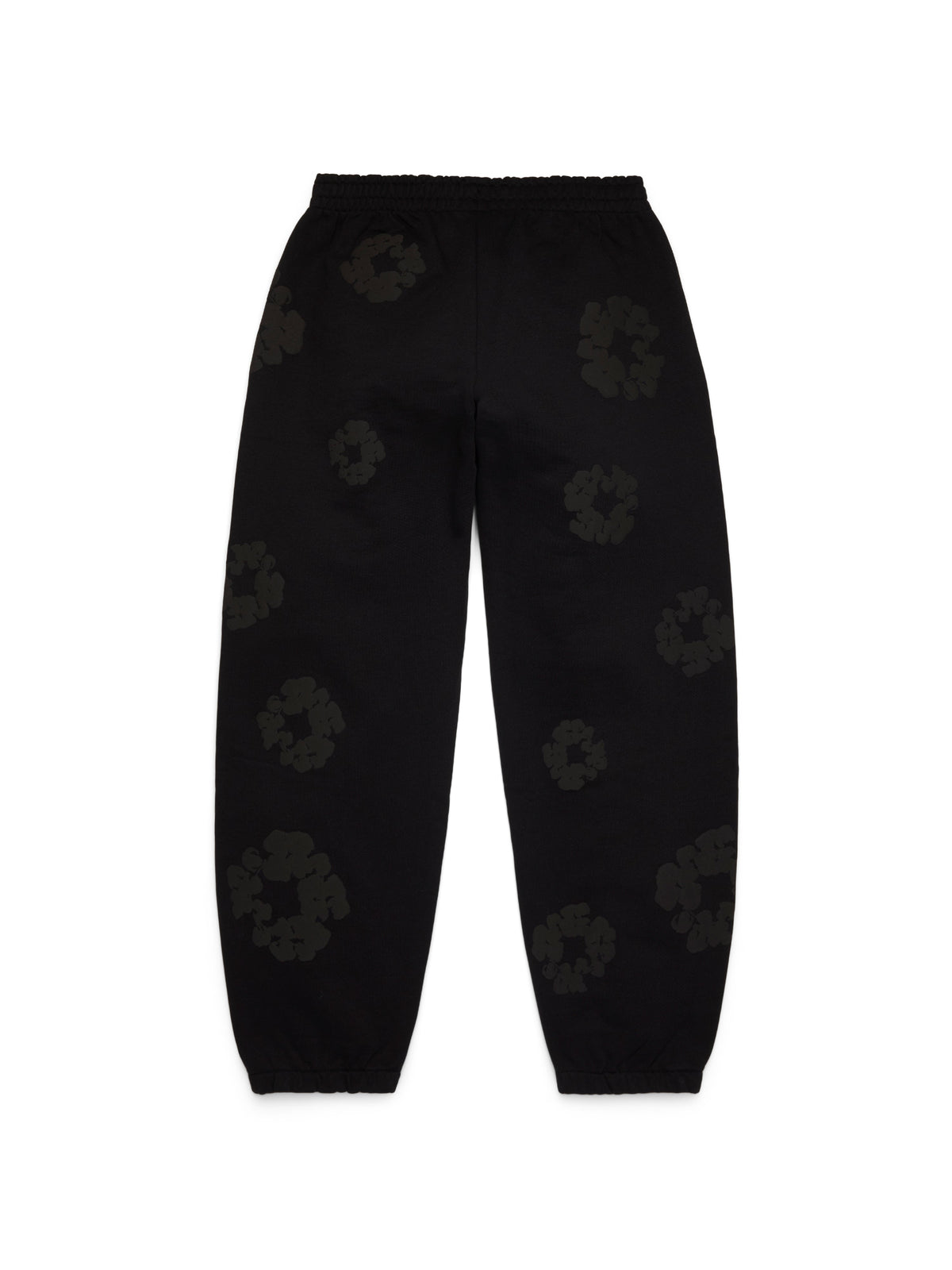 Mono Cotton Wreath Sweatpants Black