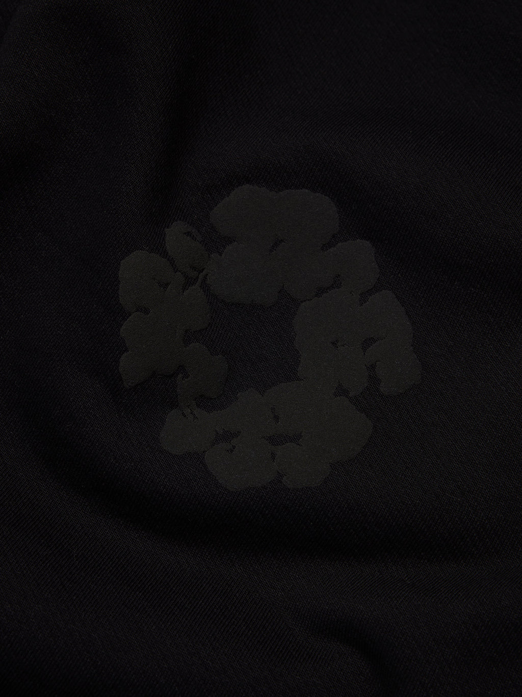 Mono Cotton Wreath Sweatpants Black