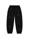 Mono Cotton Wreath Sweatpants Black