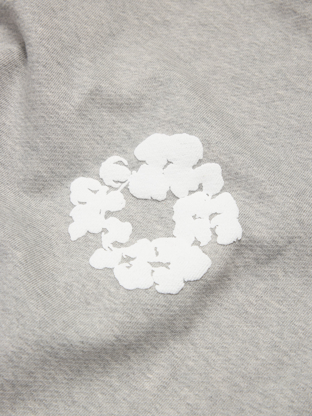 Cotton Wreath Sweatpants Grey