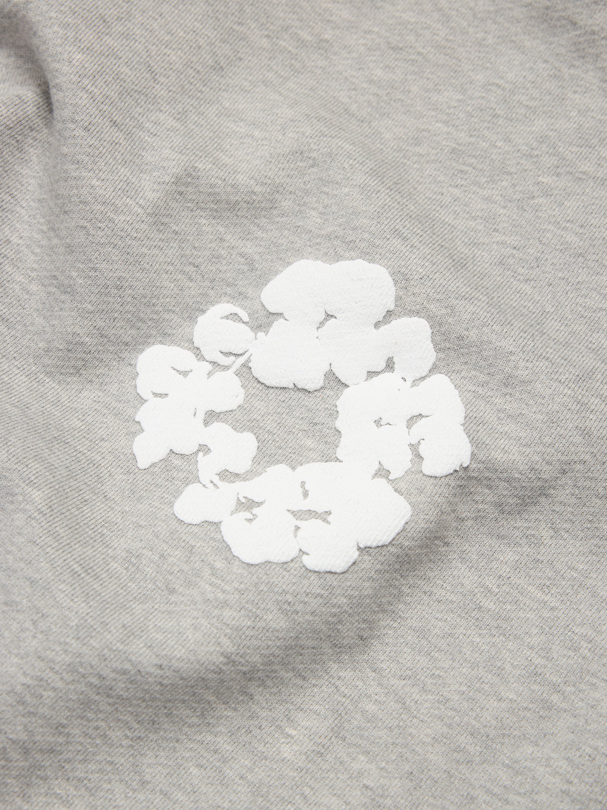 Cotton Wreath Sweatpants Grey