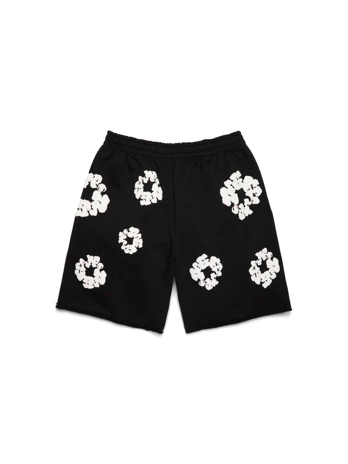 Cotton Wreath Sweatshorts Black