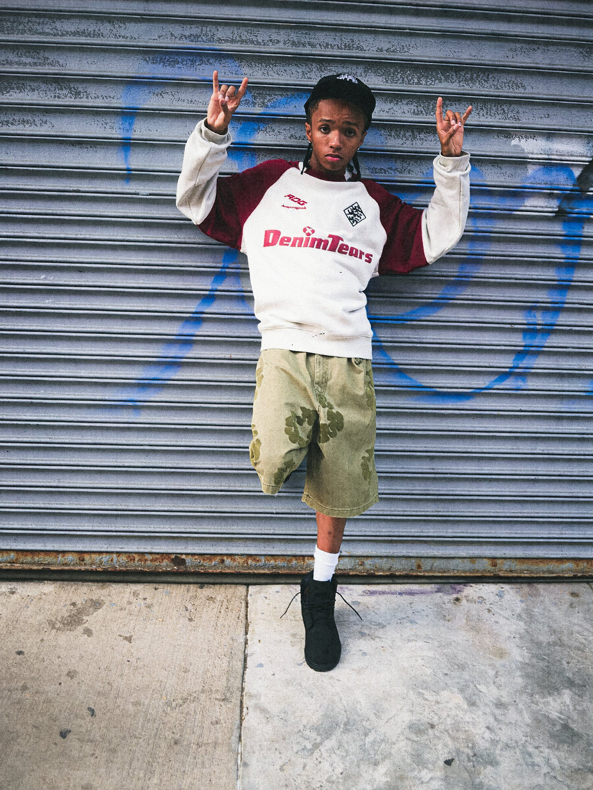 DT Sport Color Blocked Crewneck Grey