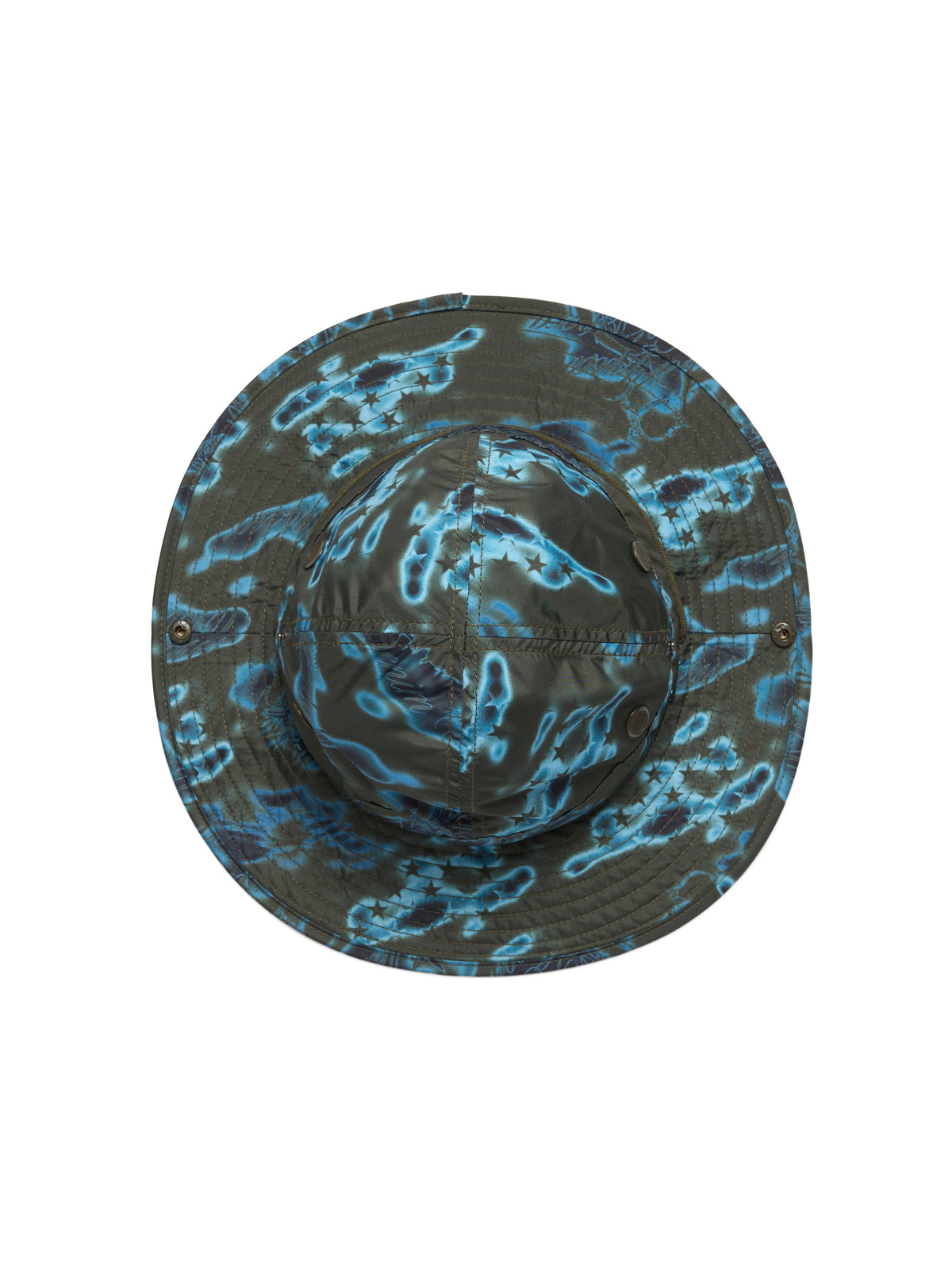 Cloud Camo Bucket Hat Green