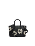 Cotton Wreath Leather Bag Small