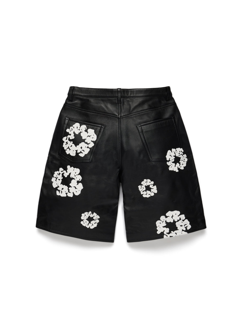 Cotton Wreath Leather Short