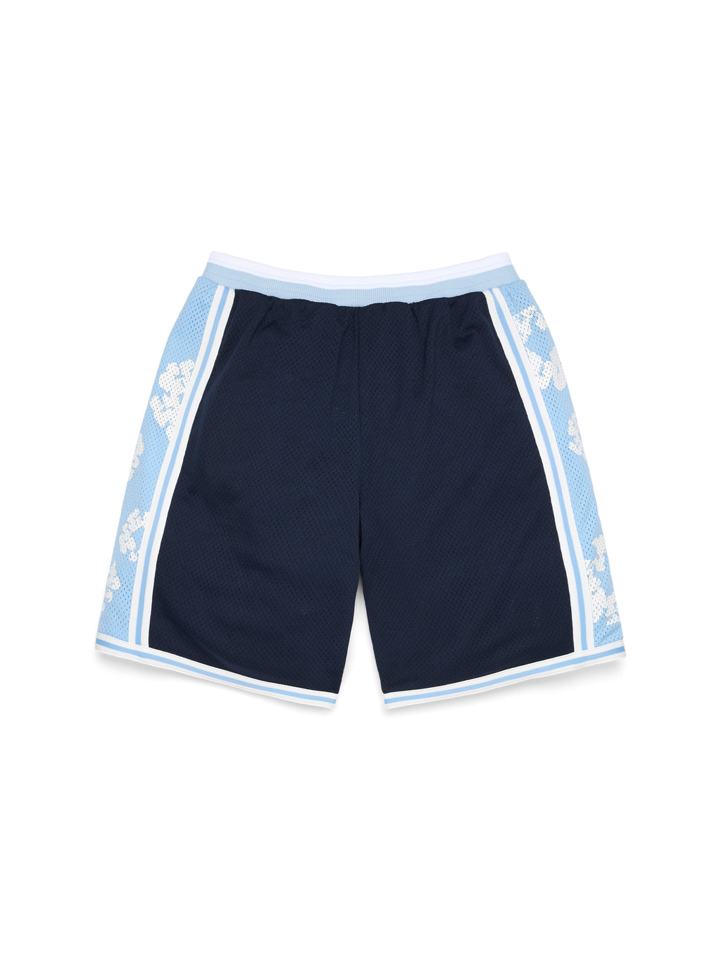 Cotton Wreath 90s Basketball Shorts Blue