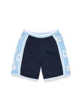 Cotton Wreath 90s Basketball Shorts Blue