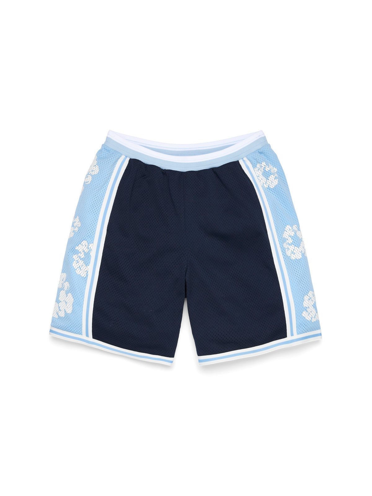 Cotton Wreath 90s Basketball Shorts Blue