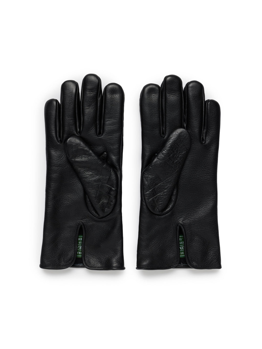 André Leon Talley Croc Embossed Leather Gloves