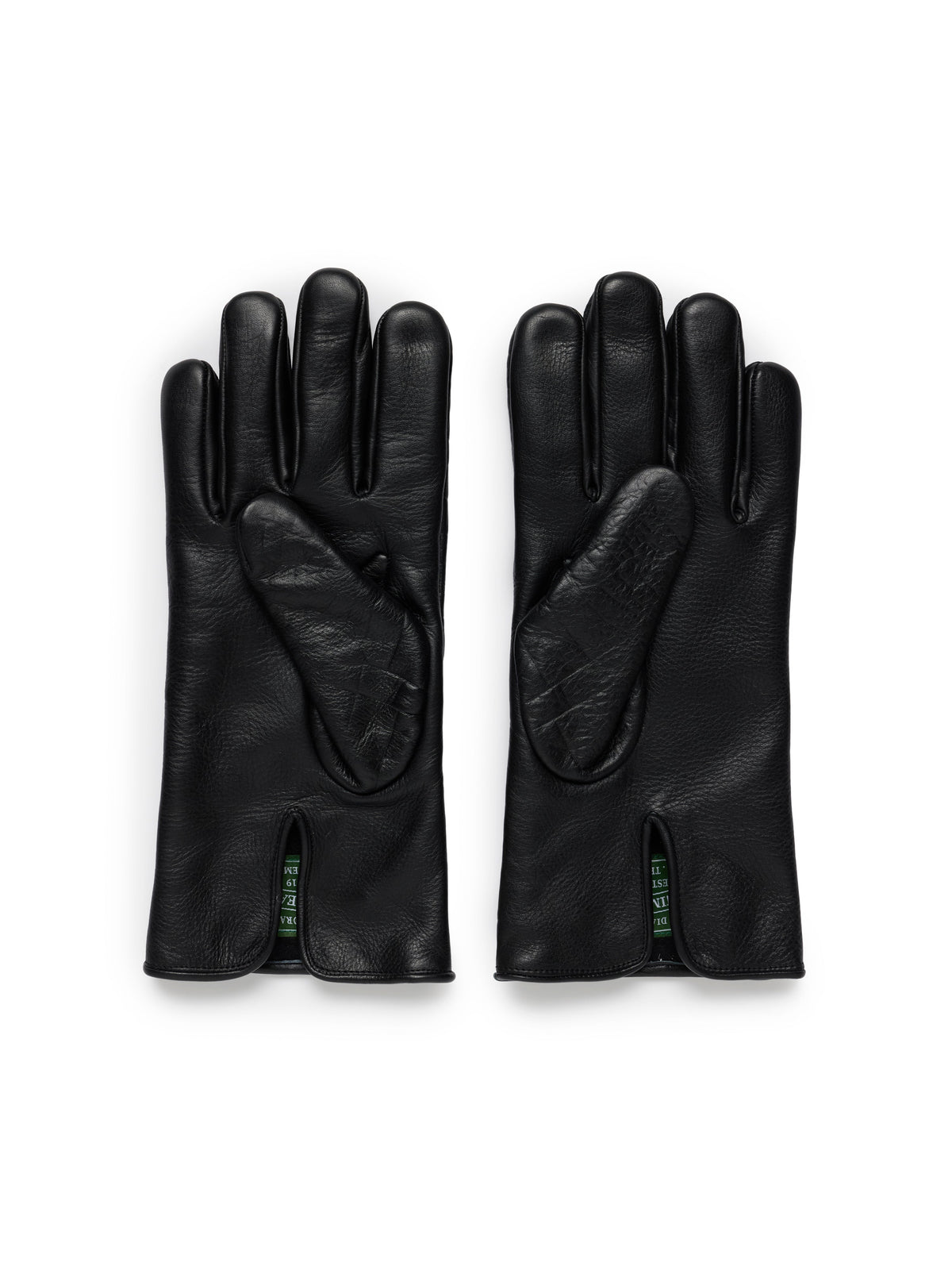 André Leon Talley Croc Embossed Leather Gloves