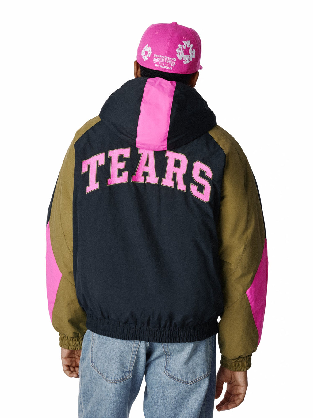 Stadium Jacket Black/Pink