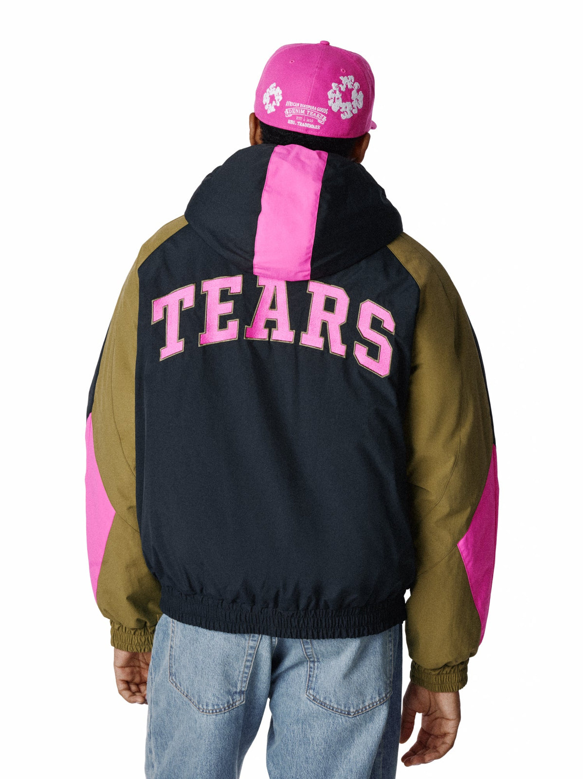 Stadium Jacket Black/Pink