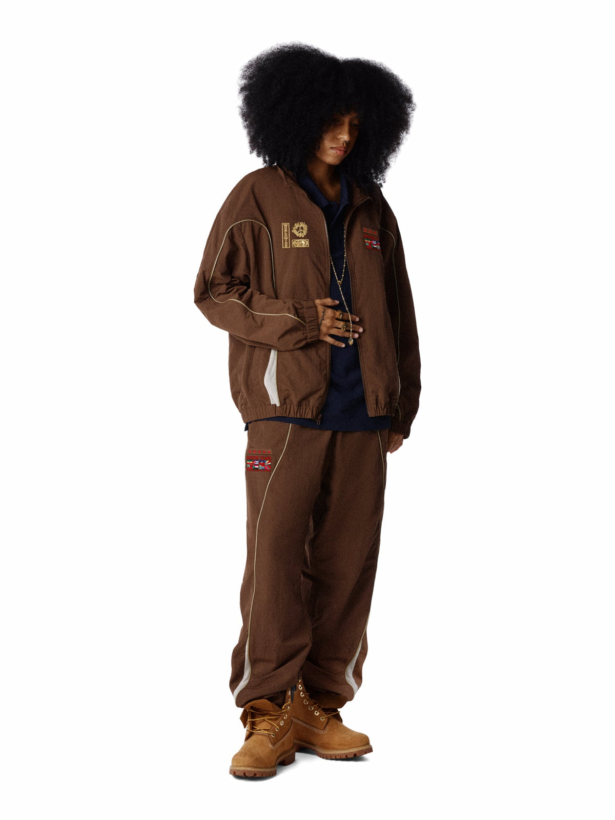 Diaspora Track Pant Brown