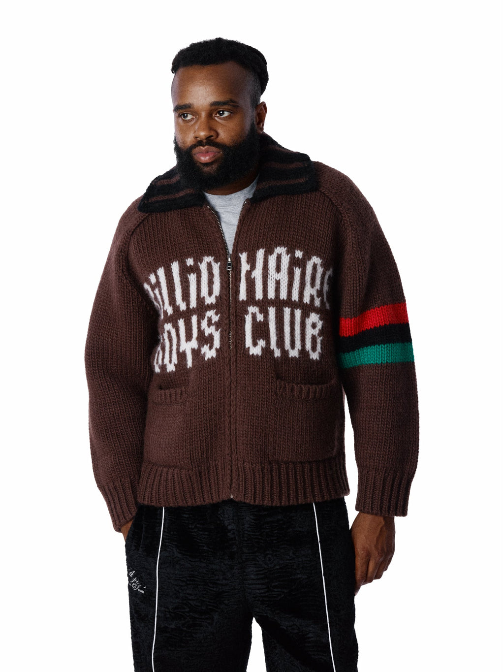 Billionaire Boys Club André Leon Talley Knit Zip Sweater