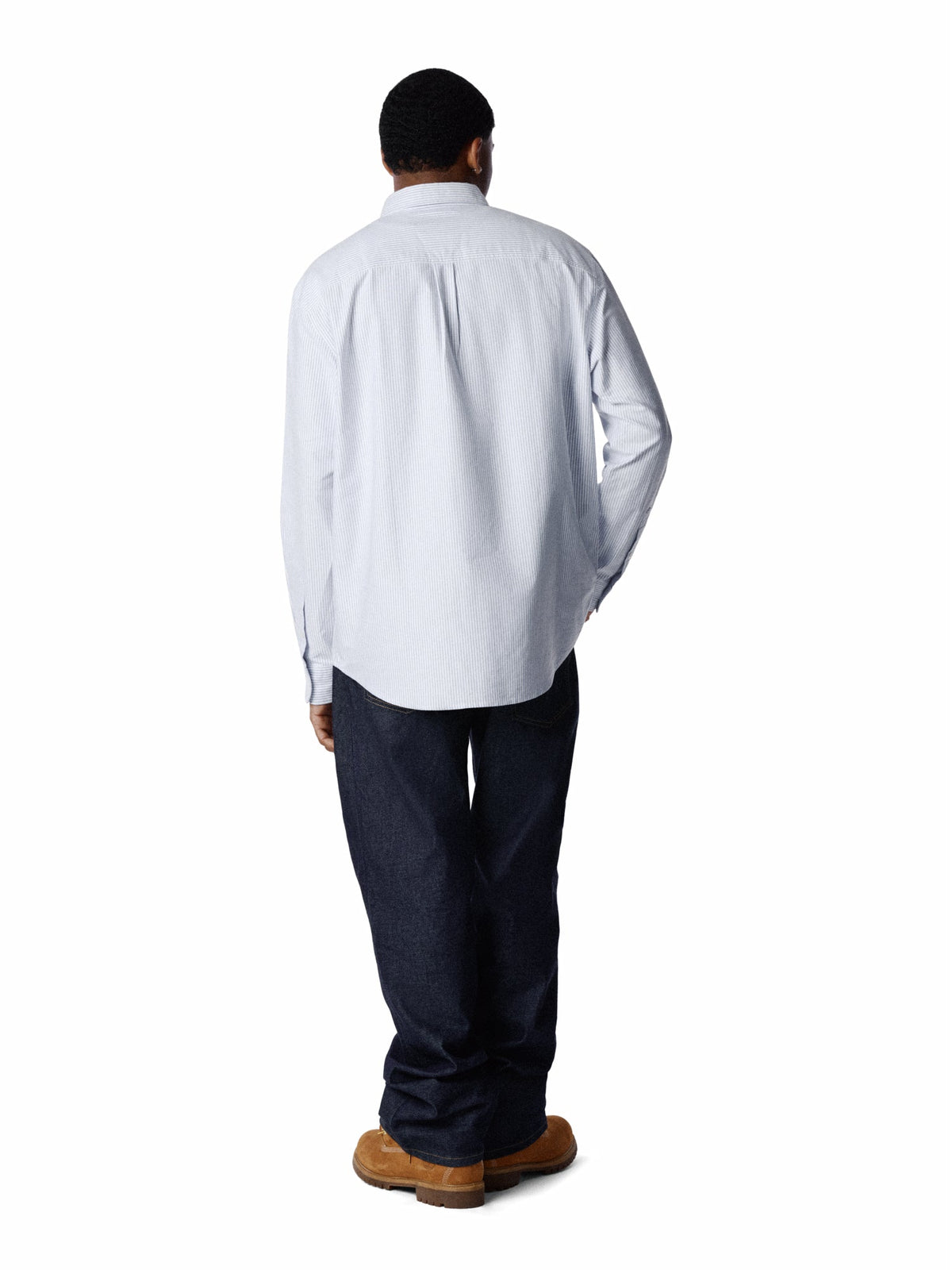Peace Wreath Oxford Shirt Blue