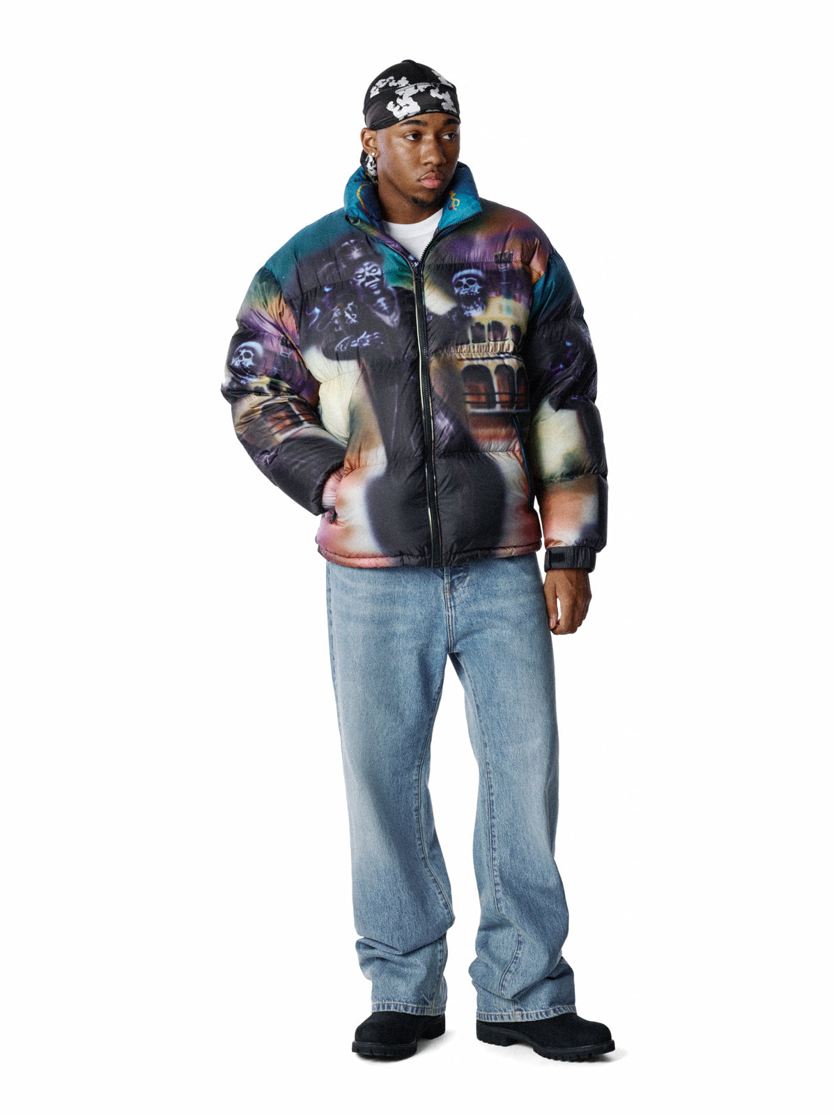 Spacebrat Baron Samedi Puffer Jacket