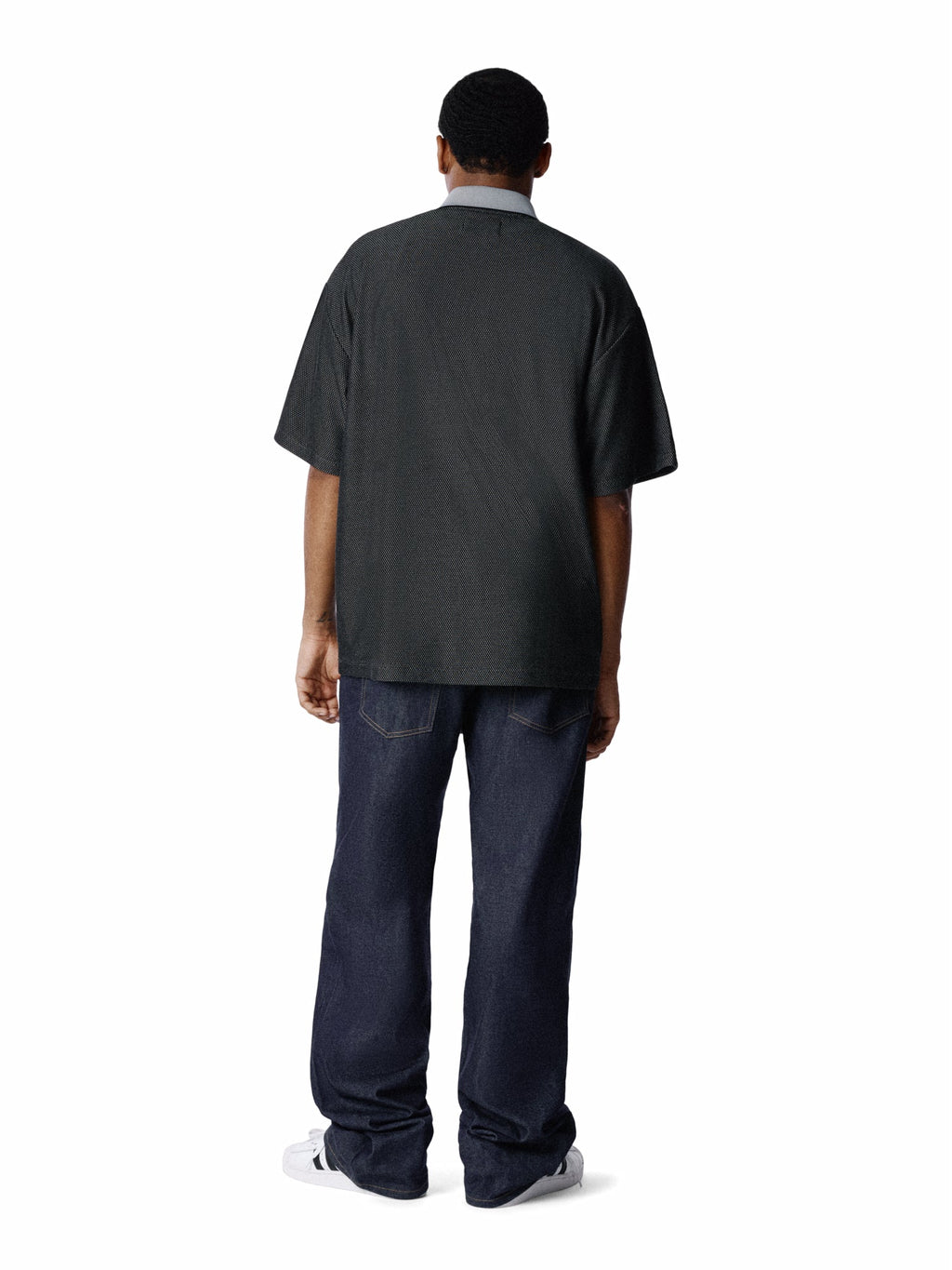 Masters Metallic Quarter-Zip Polo