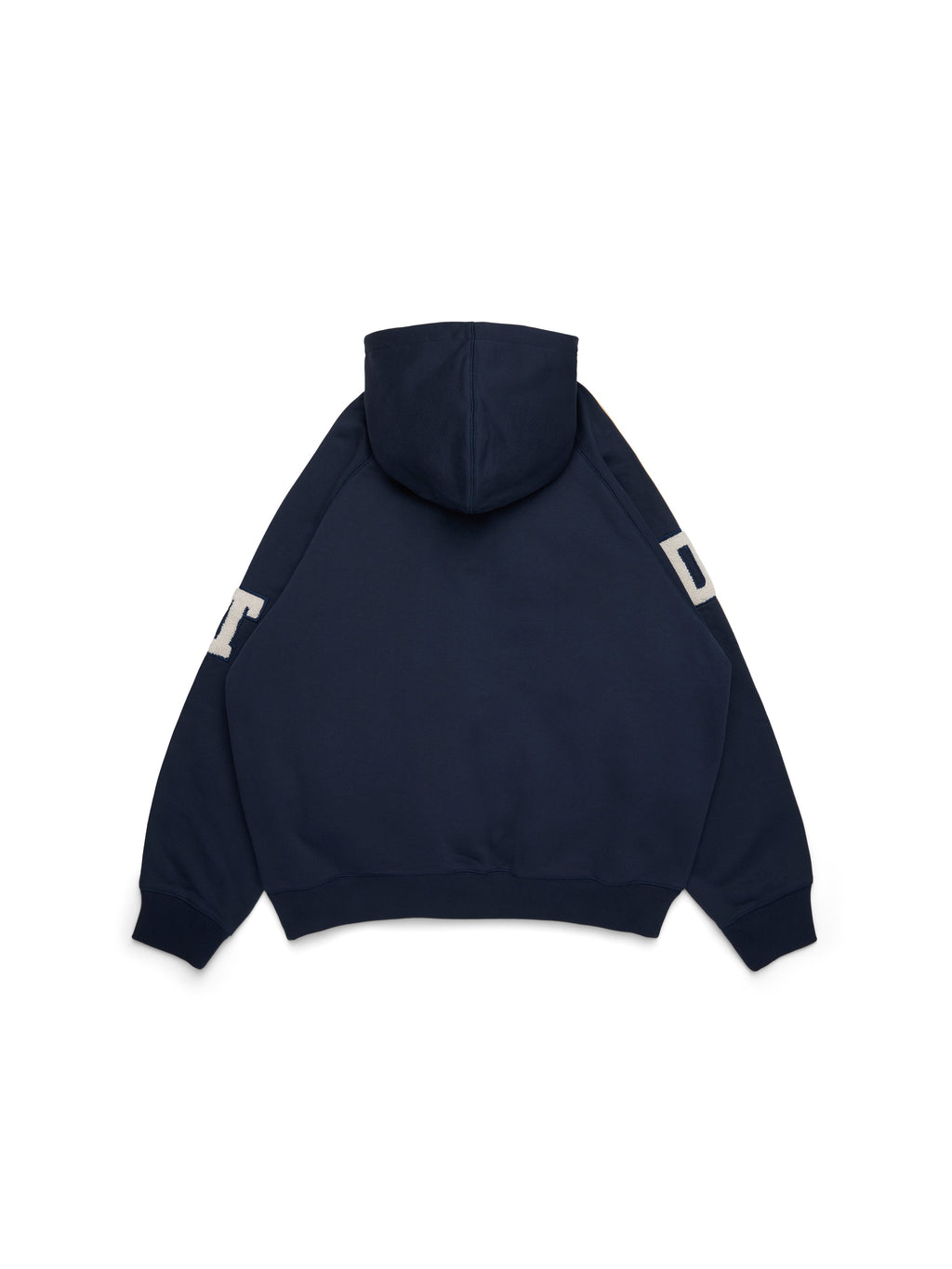 DT Chenille Patch Zip Hoodie Blue