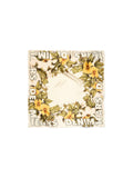 Floral Silk Bandana Cream