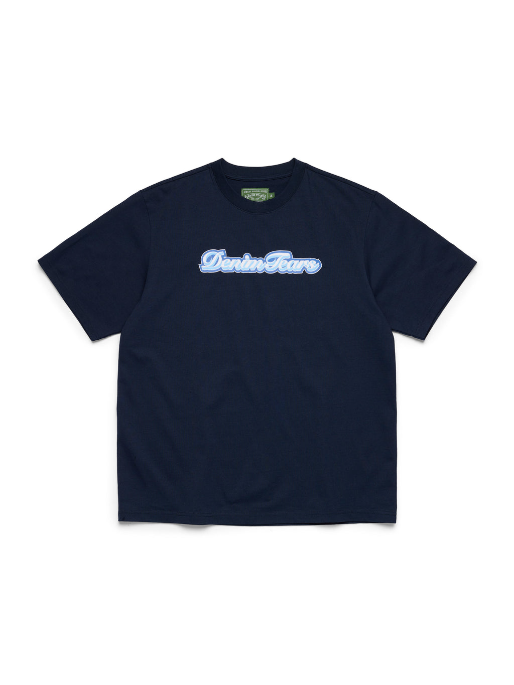 Hollis Font Tee Navy