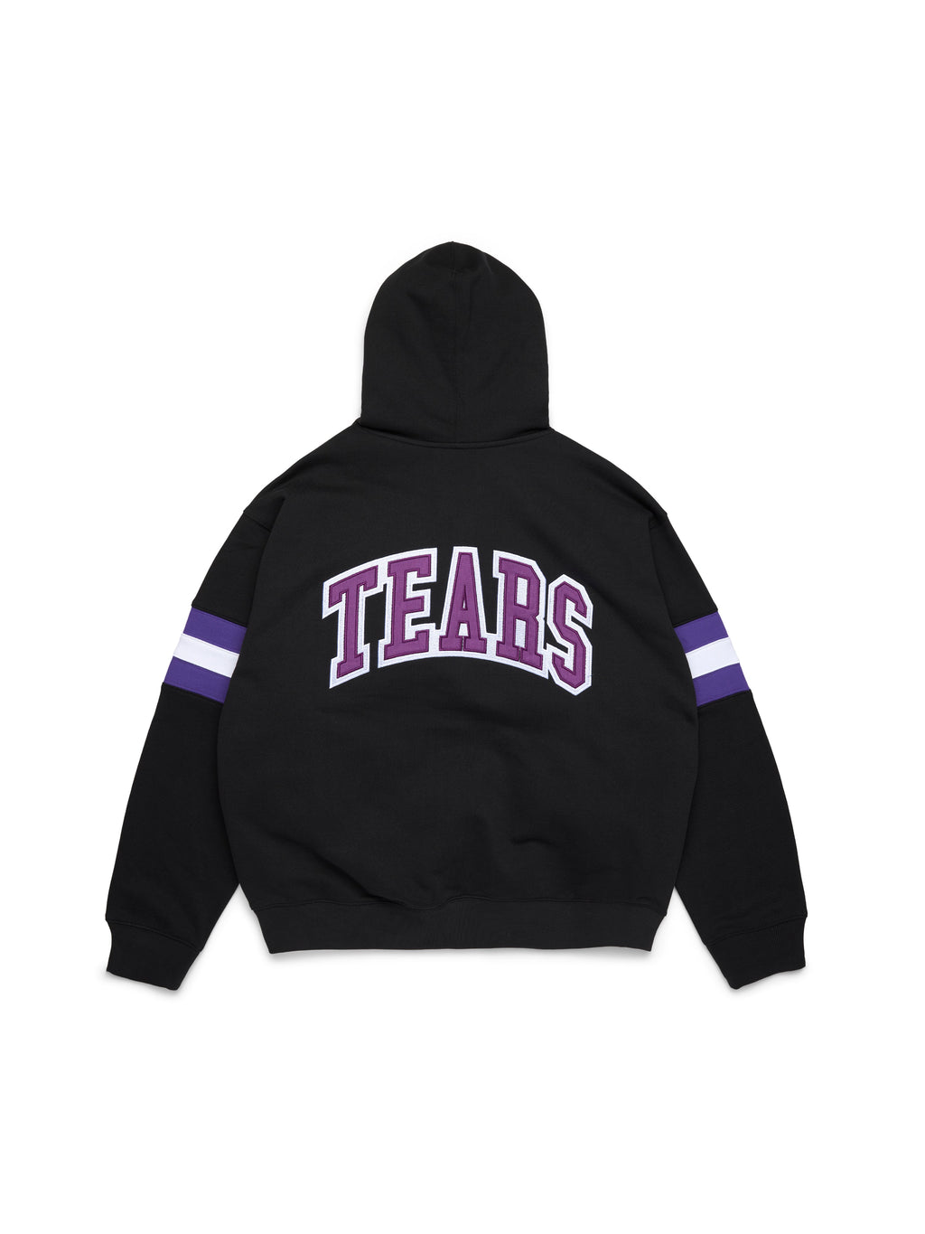 DT Stripe Zip Hoodie Black