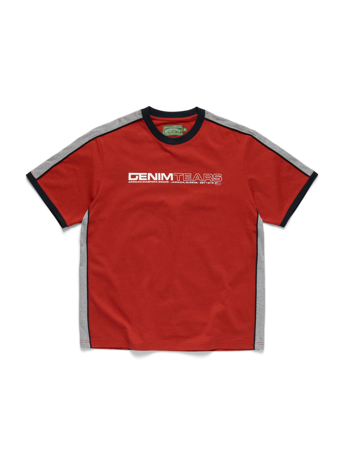 Paneled Tee Red