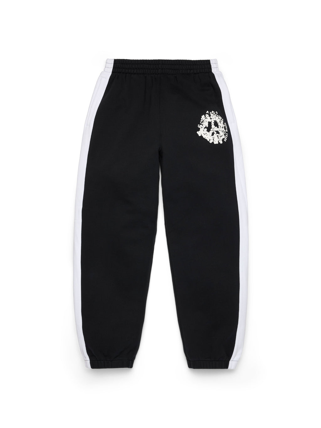 Denim U Paneled Sweatpant Black