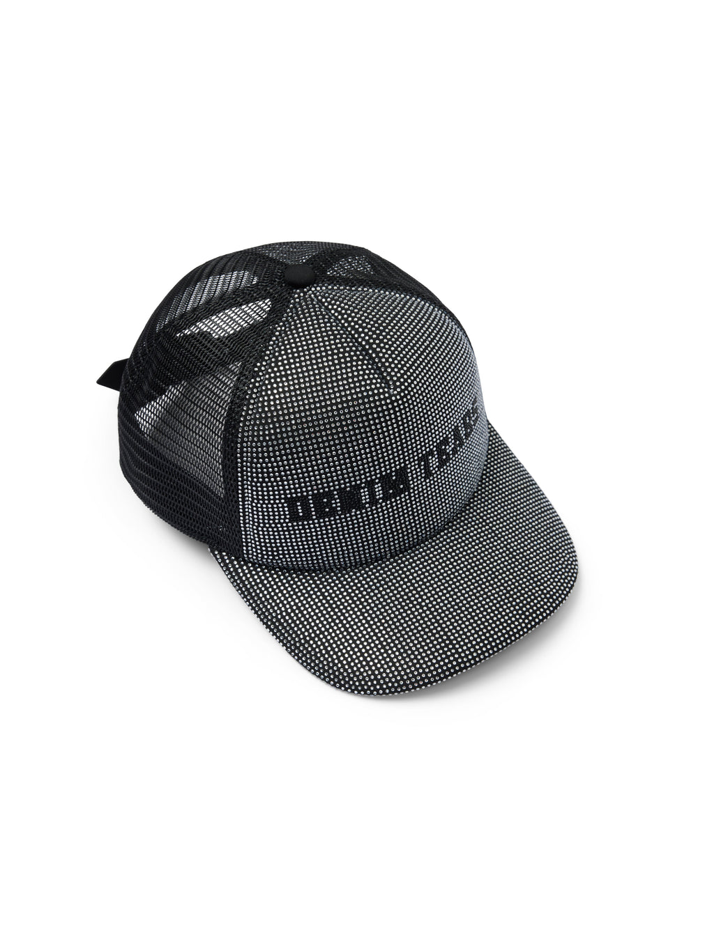 Denim U Trucker Hat Black