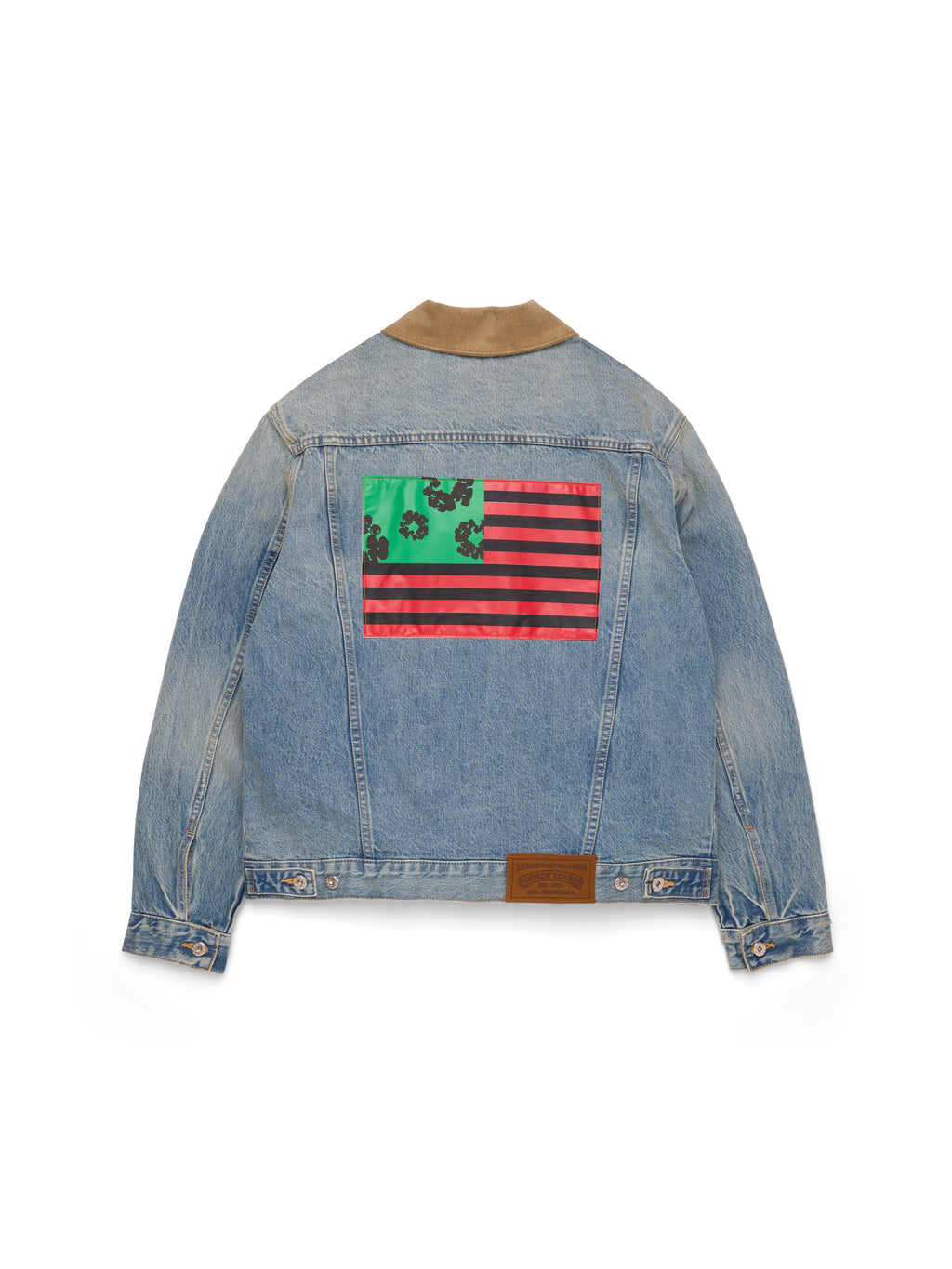 Flag Denim Jacket Light Wash