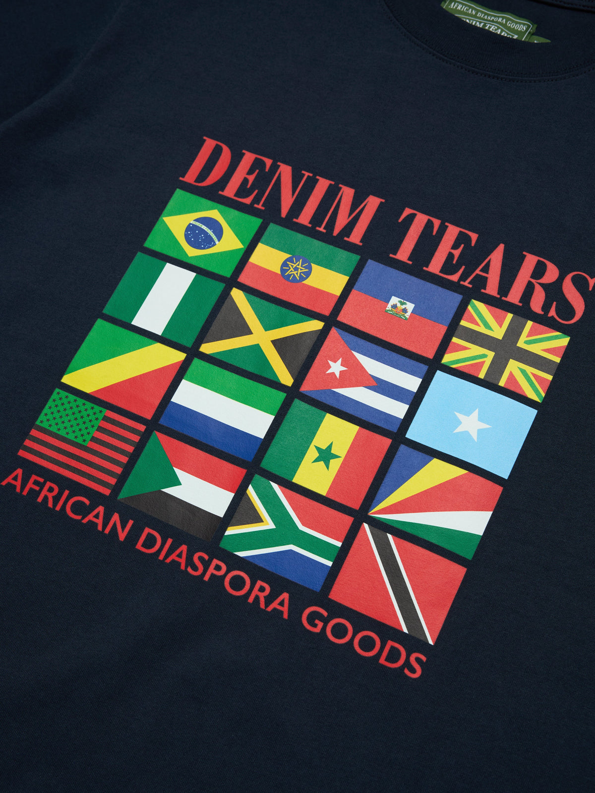 Diaspora Flags Tee Navy
