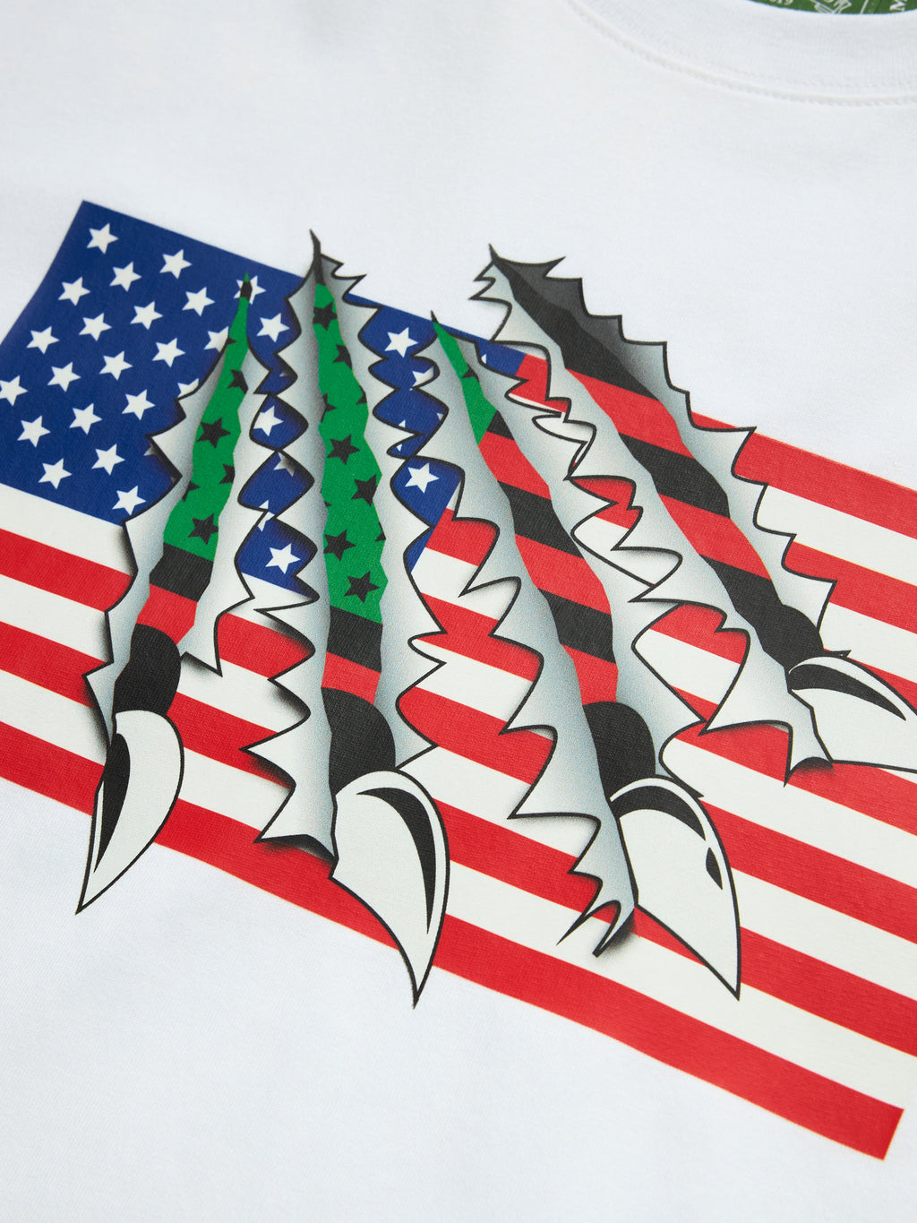 Flag Claw Tee White