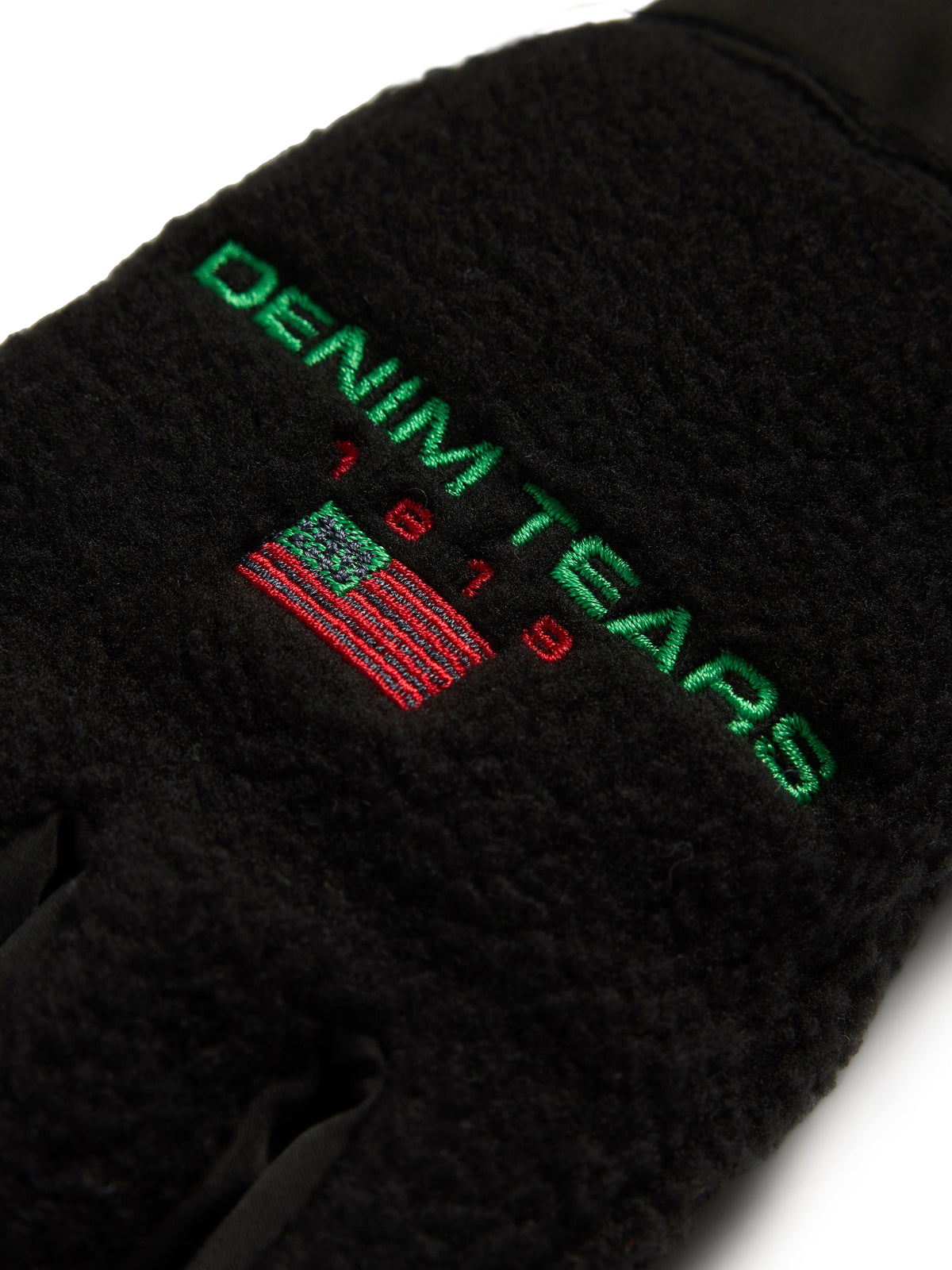 DT Flag Fleece Gloves Black