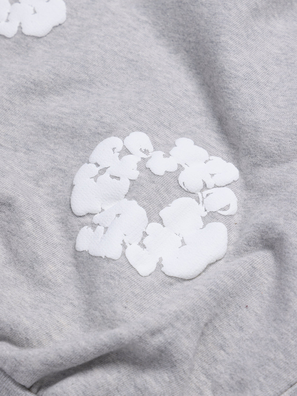 Kids Cotton Wreath Sweatpants Grey