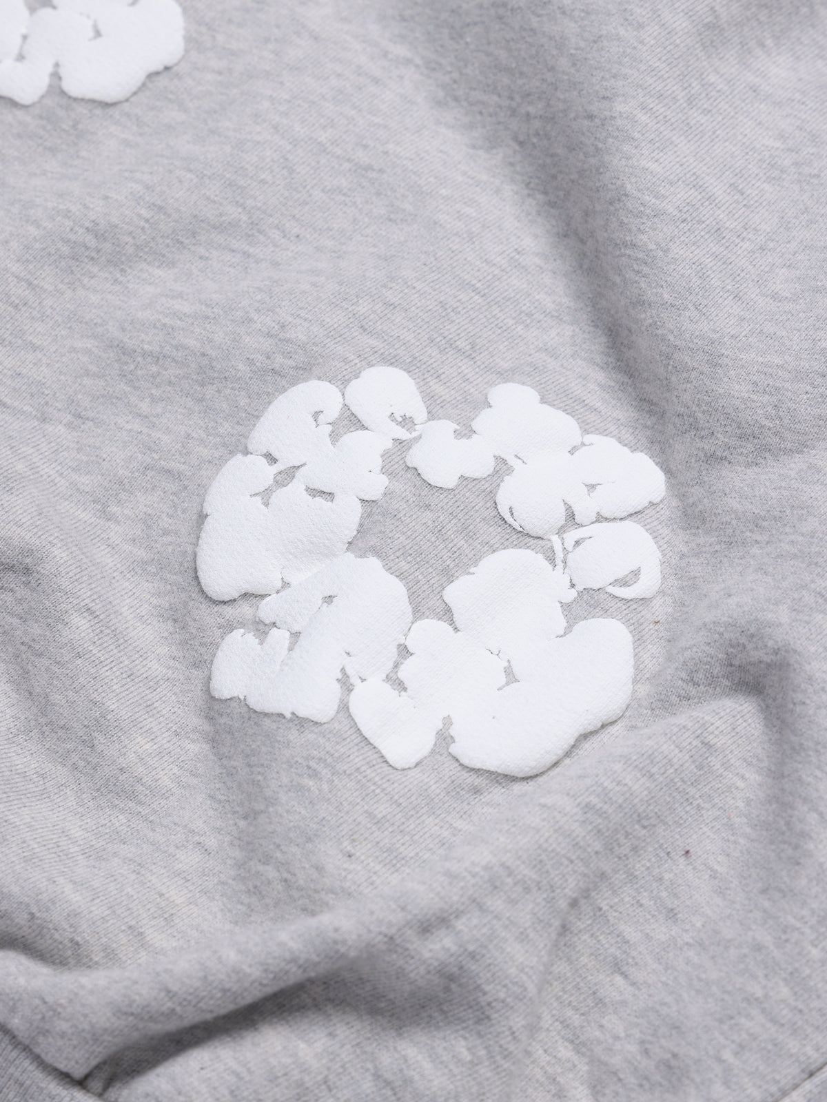 Kids Cotton Wreath Sweatpants Grey