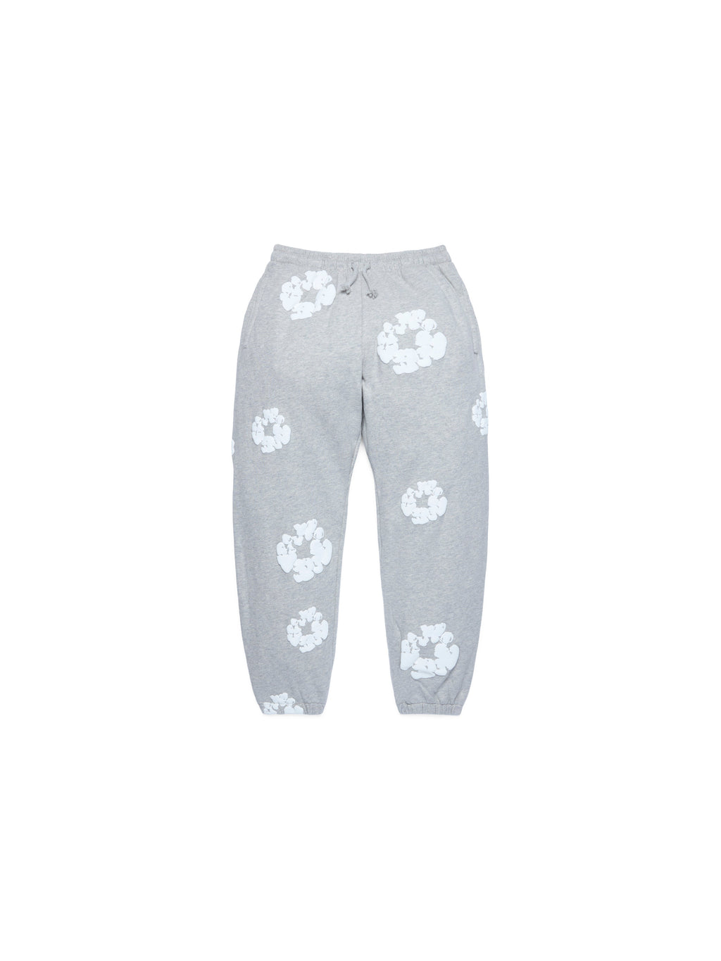 Kids Cotton Wreath Sweatpants Grey