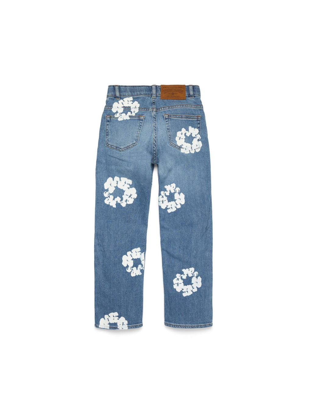 Kids Cotton Wreath Denim Pant Light Indigo