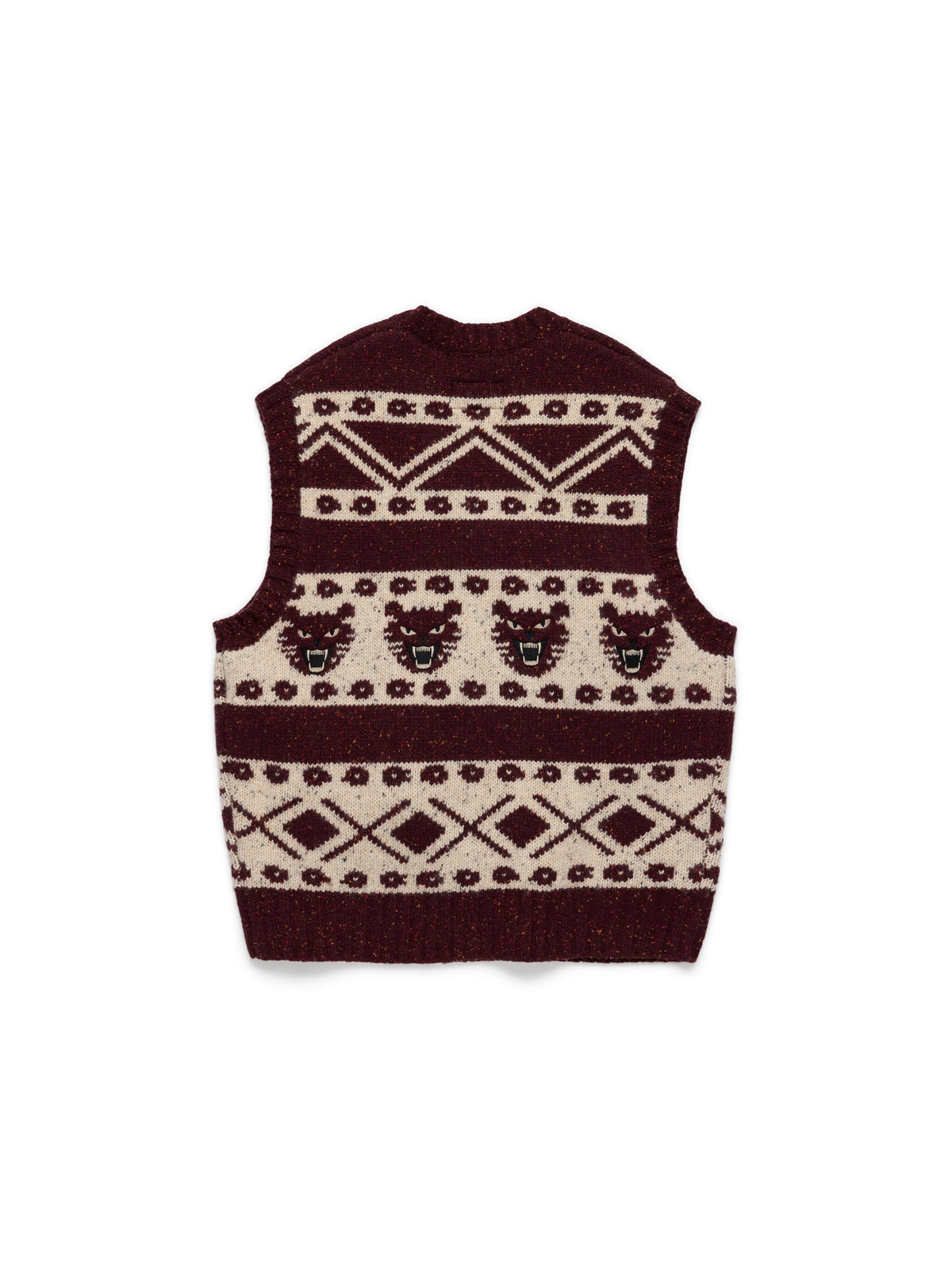 Panther Knit Sweater Vest