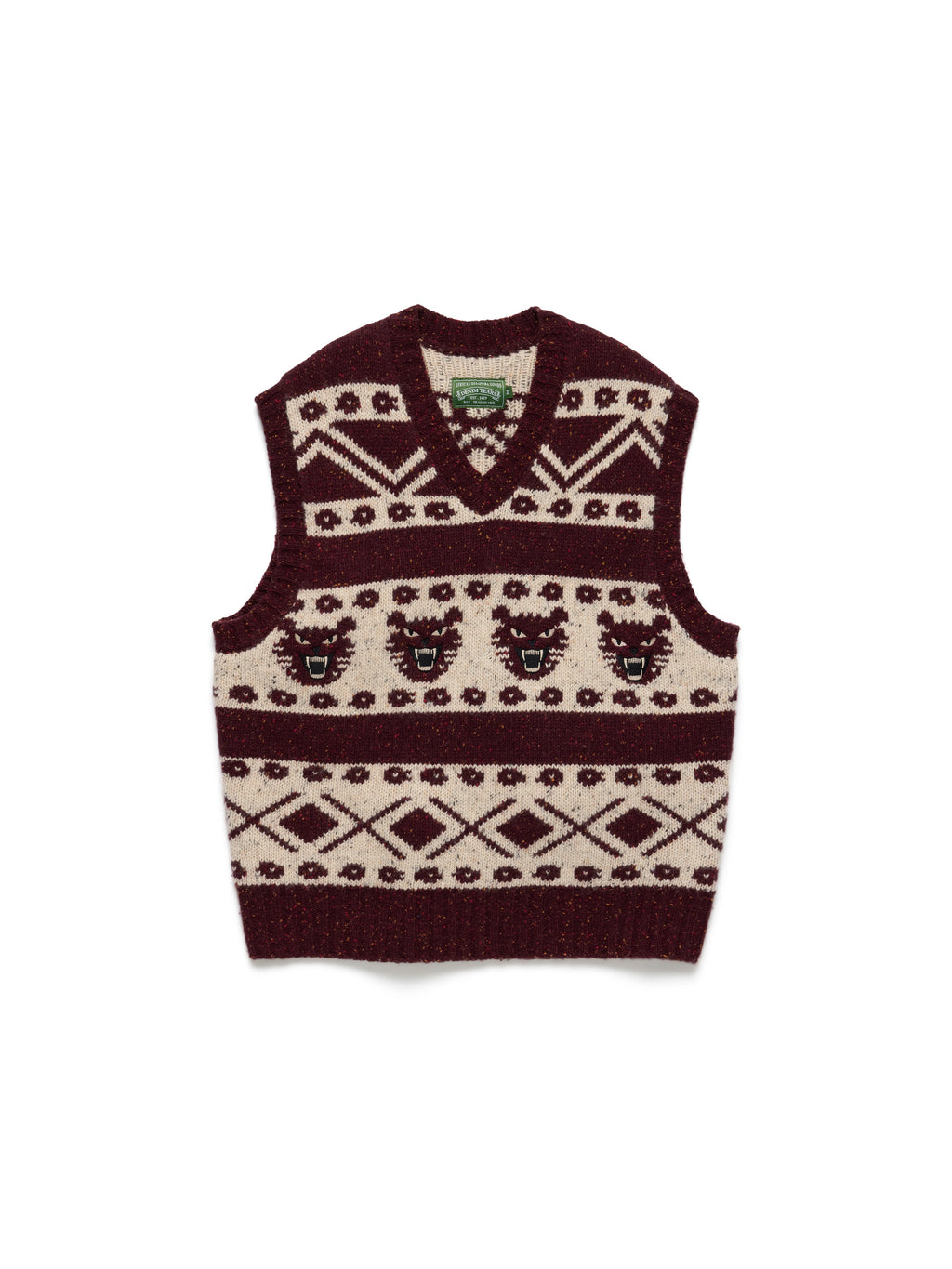 Panther Knit Sweater Vest