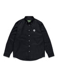 Peace Wreath Oxford Shirt Black