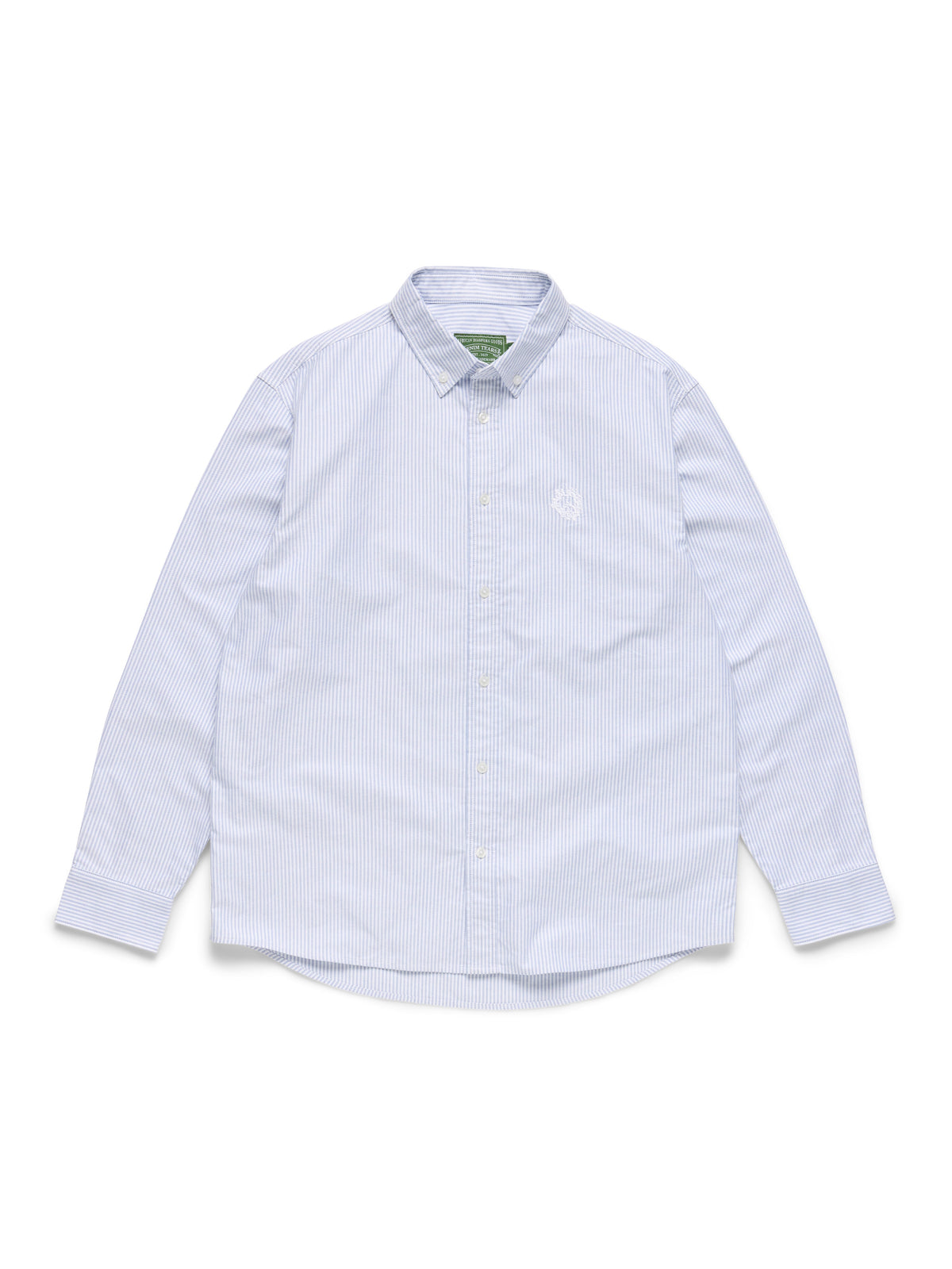 Peace Wreath Oxford Shirt Blue