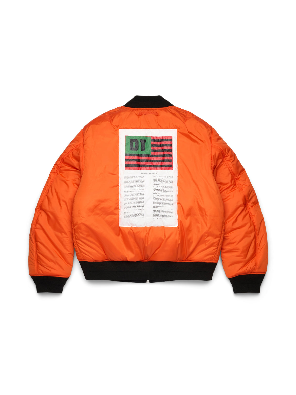 Cotton Wreath MA-1 Bomber Jacket Black