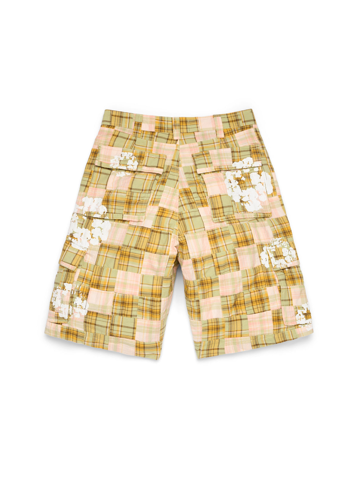 Cotton Wreath Cargo Short Madras