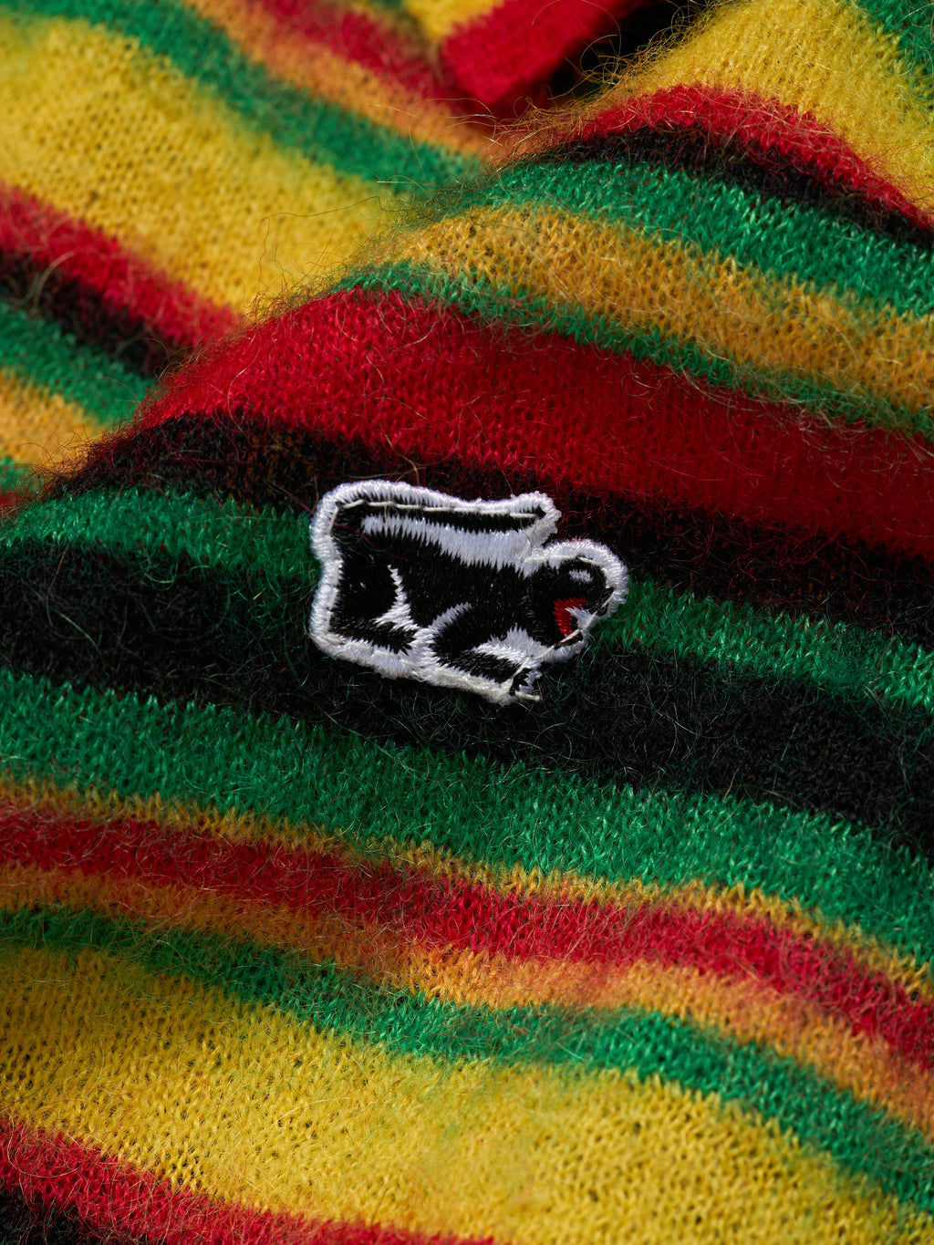 Panther Mohair Knit Polo