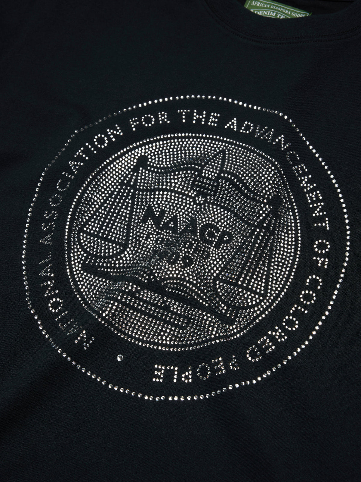 NAACP André Leon Talley Rhinestone Tee Black