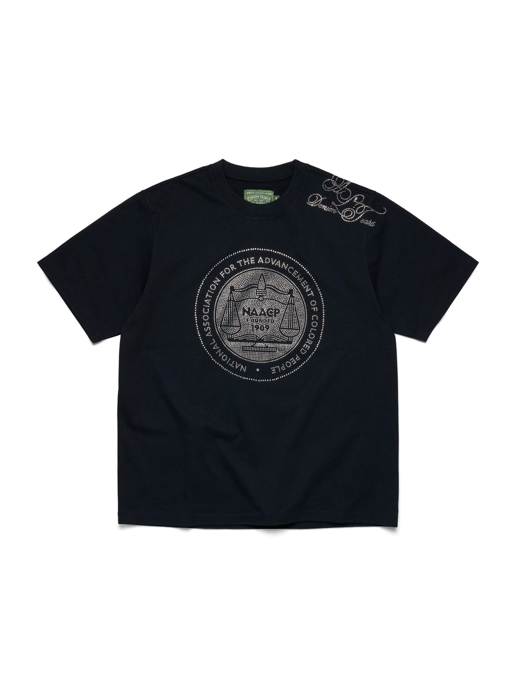 NAACP André Leon Talley Rhinestone Tee Black