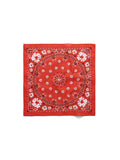 Cotton Wreath Paisley Bandana Orange
