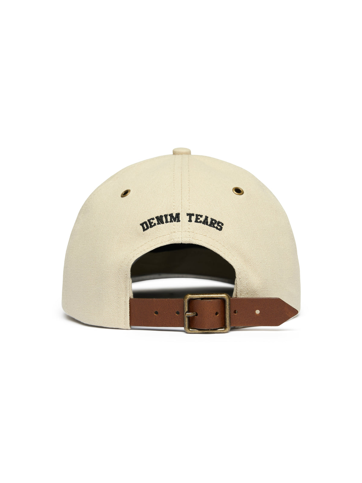 Peace Wreath Leather Brim Cap Creme Brulee